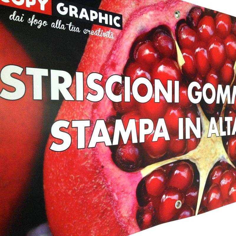 Striscione banner in pvc personalizzato con nome festeggiata festa