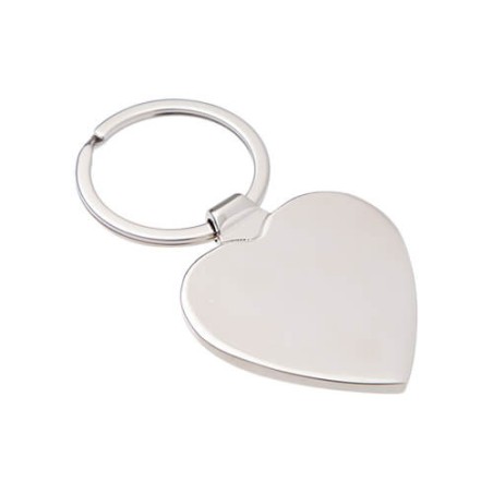 Portachiavi in metallo cuore personalizzato