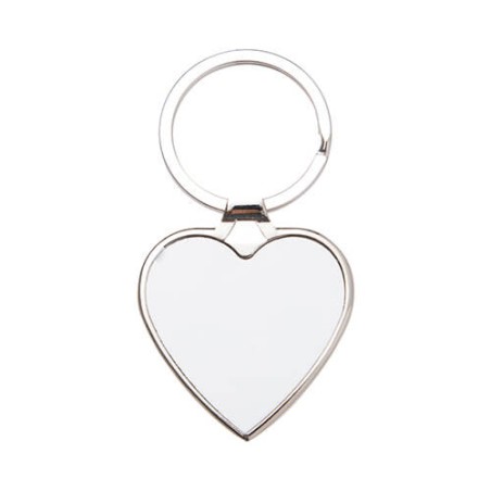 Portachiavi in metallo cuore personalizzato
